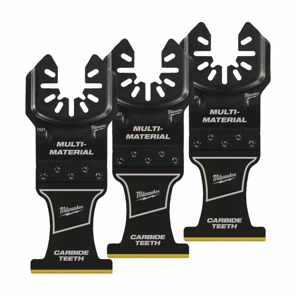 Multi-tool accessories-Open-Lok multi material blades Multi-Mat blade Ti. Carbide 35mm - 3 pc 48851523