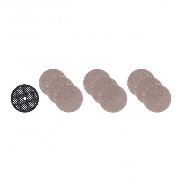Сетчатые шлифлисты для эксцентриковых шлифмашин ⌀125 и 150 мм Mesh \u0026 Pad Saver 125 mm H\u0026L Set 1 - 10 pcs 4932492293