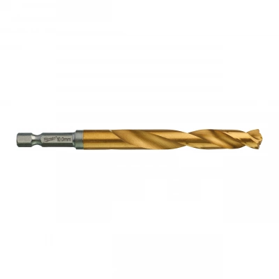 Сверло по металлу Milwaukee Shokwave HSS-G Tin Red Hex ⌀10 мм (5шт) 4932478184