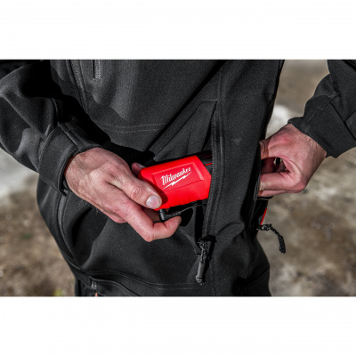 Куртка с подогревом черная M12 HJ BL5-0 (XXL) 4933478971