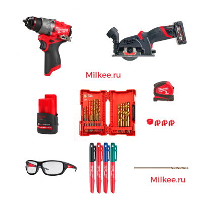 Промо-набор M12 FCOT100P 100-летие Milwaukee 493310002