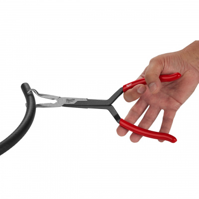 Длинногубцы с круглым захватом 19мм удлиненные Milwaukee LARGE DIAMETER HOSE GRIP PLIER 4932492502