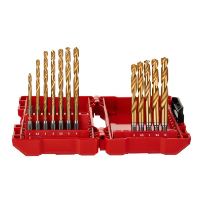 Сверло по металлу Milwaukee Shokwave HSS-G Tin Red Hex ⌀2 мм (2 шт) 48894703