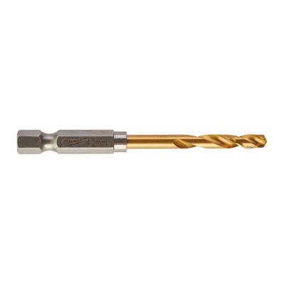 Сверло по металлу Milwaukee Shokwave HSS-G Tin Red Hex ⌀6,8 мм (1 шт) 48894716