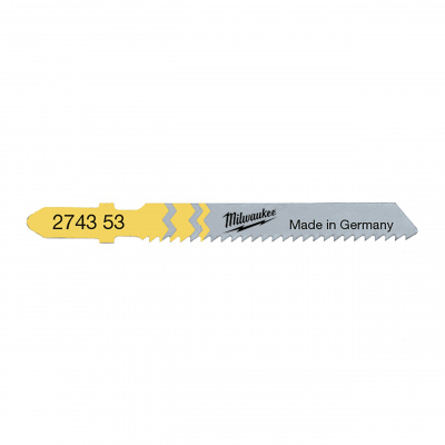 Полотно для резки дерева и пластмассы Milwaukee JigBl T119B 50 мм/ шаг зуба 2 мм (5шт) 4932274353