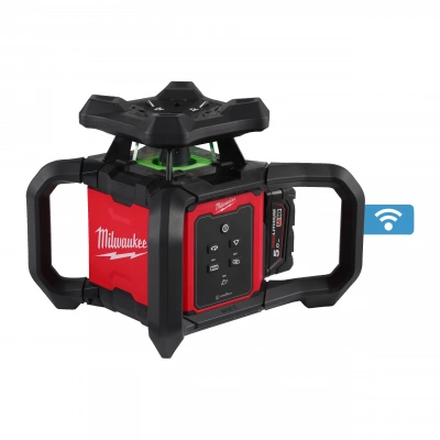 Аккумуляторный ротационный лазерный нивелир Milwaukee M18 RLOHVG300-501C 4933493194