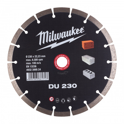 Алмазный диск Milwaukee DU 230 мм (1шт) 4932399524