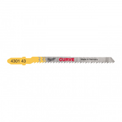 Полотно для фигурной резки Milwaukee JigBl Curve 75 мм/ шаг зуба 2.5 мм (5шт) 4932430143