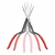 Длинногубцы Milwaukee удлиненные монтажные прямые и изогнутые 45° к-т LONG REACH PLIERS 2 PC SET 4932492499