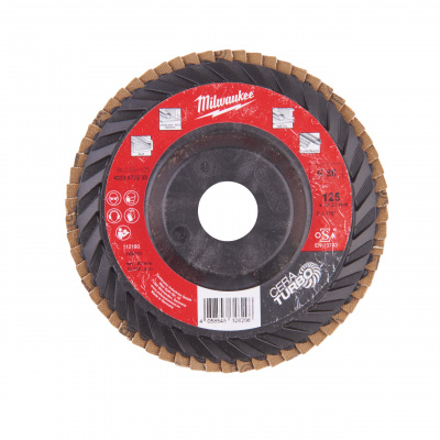 Лепестковый диск Milwaukee Cera Turbo 125 мм/ зерно 80 4932472233