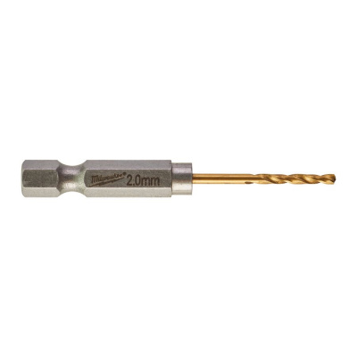 Сверло по металлу Milwaukee Shokwave HSS-G Tin Red Hex ⌀3 мм (2 шт) 48894763