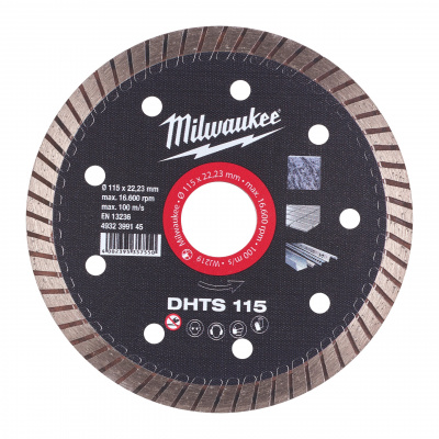 Алмазный диск Milwaukee DHTS 115 мм (1шт) 4932399145