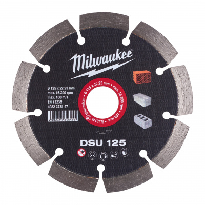 Алмазный диск Milwaukee DSU 125 мм (1шт) 4932373147
