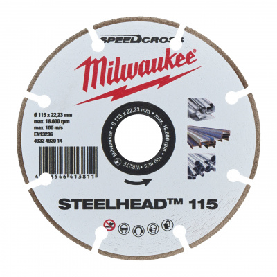 Премиальные диски Speedcross STEELHEAD™ Steelhead 115 mm - 1 pc 4932492014