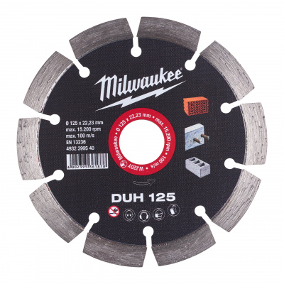 Алмазный диск Milwaukee DUH 125 мм (1шт) 4932399540