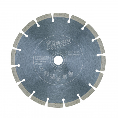 Алмазный диск Milwaukee DUH 230 мм (1шт) 4932399542