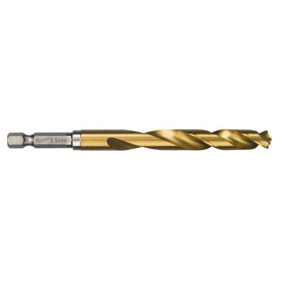 Сверло по металлу Milwaukee Shokwave HSS-G Tin Red Hex ⌀4 мм (2 шт) 48894708