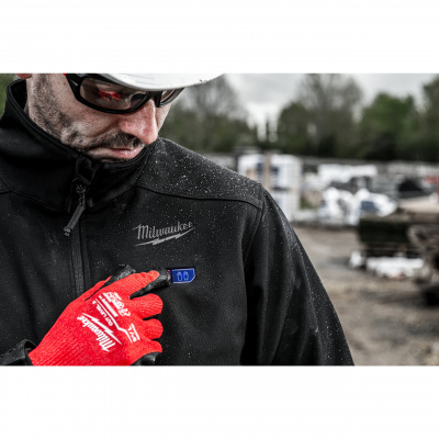 Куртка с подогревом черная M12 HJ BL5-0 (XXL) 4933478971