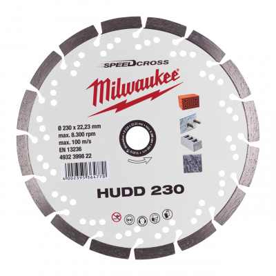 Алмазный диск Milwaukee HUDD 230 мм (1шт) 4932399822