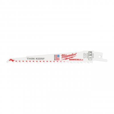 Полотно демонтажное Milwaukee FANG KERF S611DF 150 x 5 мм/ шаг зуба 5 мм (5шт) 48005035