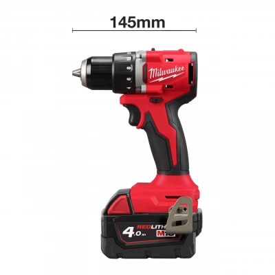 Аккумуляторная компактная дрель-шуруповерт Milwaukee M18 BLDDRC-402C 4933492834