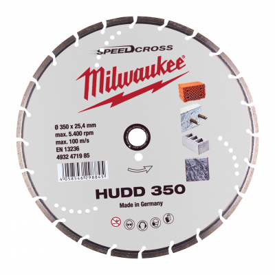 Алмазный диск Milwaukee HUDD 350мм 4932471985