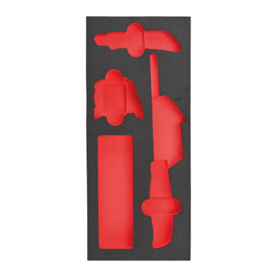 Empty Steel Storage Foam Insert Empty 3 pc Cutting and Measuring Foam Insert 4932493681