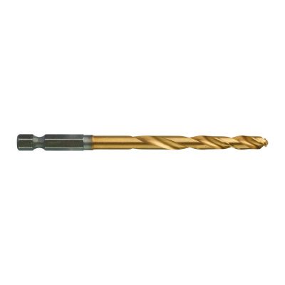 Сверло по металлу Milwaukee Shokwave HSS-G Tin Red Hex ⌀6,5 мм (1 шт) 48894715