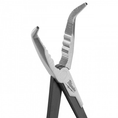 Длинногубцы Milwaukee удлиненные монтажные изогнутые 45° LONG REACH PLIER 4932492498