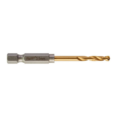 Сверло по металлу Milwaukee Shokwave HSS-G Tin Red Hex ⌀7,5 мм (1 шт) 48894718