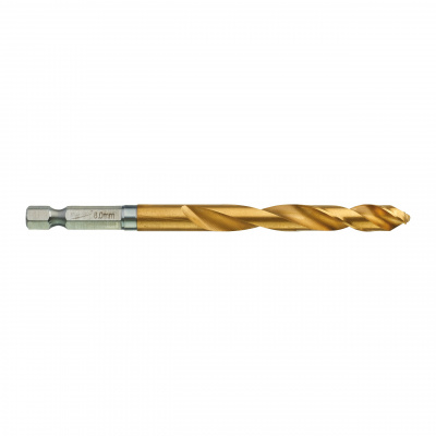 Сверло по металлу Milwaukee Shokwave HSS-G Tin Red Hex ⌀8 мм (5шт) 4932478183