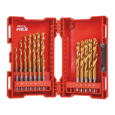 Сверло по металлу Milwaukee Shokwave HSS-G Tin Red Hex ⌀7,5 мм (1 шт) 48894718