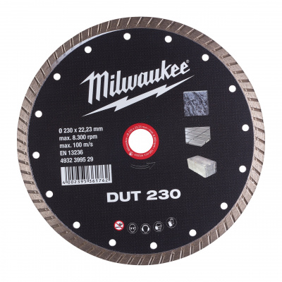 Алмазный диск Milwaukee DUT 230 мм (1шт) 4932399529