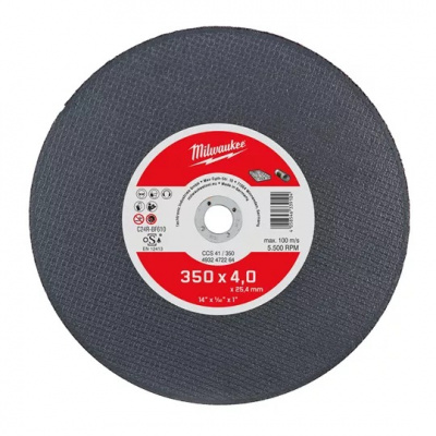 Диск абразивный по мультиматериалам Milwaukee ССS 41/ 350 x 4 x 25,4 мм (1шт) 4932472264