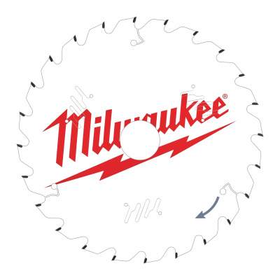 Диск для торцовочной пилы Milwaukee 210x30x1,9x24 скошенные зубья отрицат. угол (замена для 4932464174) (1 шт) 4932478095