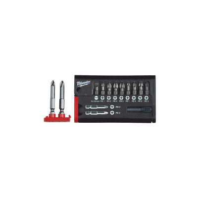 Набор бит Milwaukee Compact Set SL / PH / PZ (12шт) 4932399513