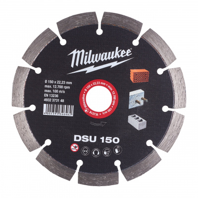 Алмазный диск Milwaukee DSU 150 мм (1шт) 4932373148